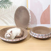 Lit Grattoir en Forme de Bol pour Chat