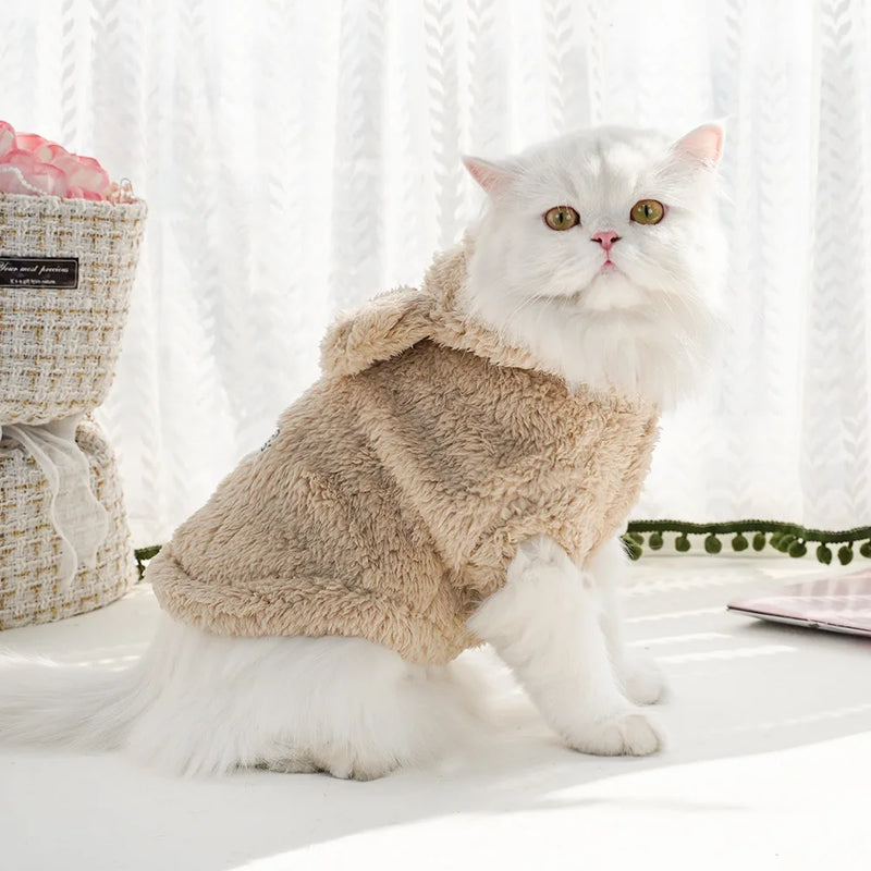 Sudadera de Felpa Acogedora para Perros y Gatos