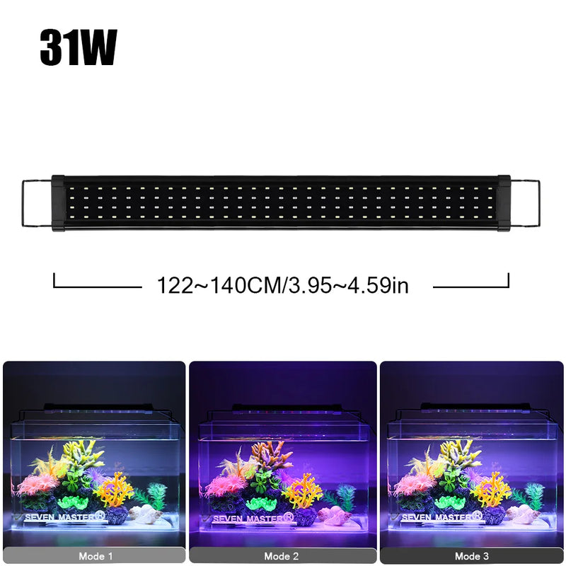 Lampe LED Réglable pour Aquarium et Croissance des Plantes