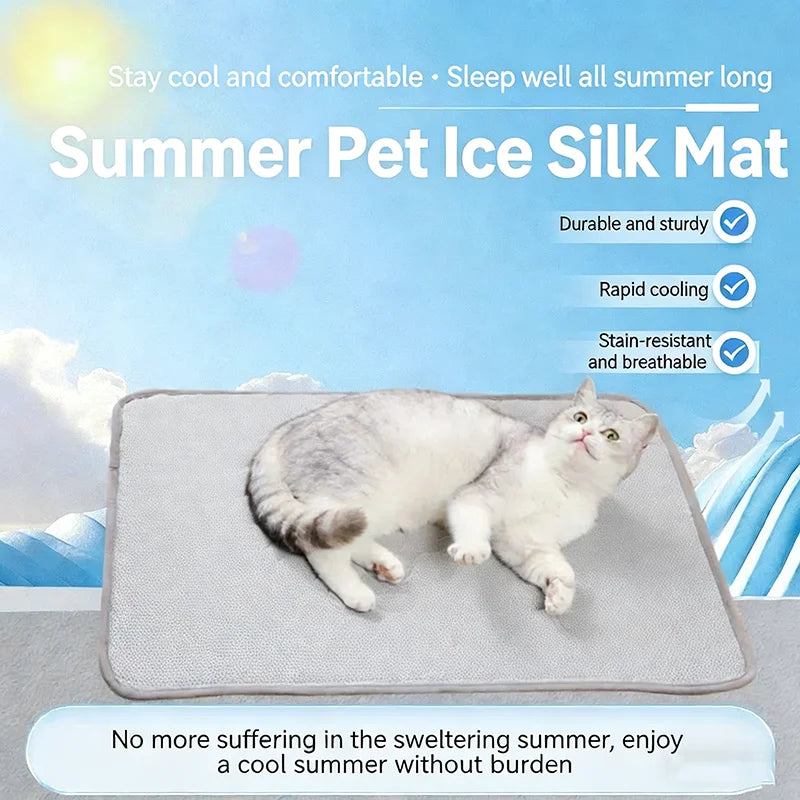Ice Silk Kühlmatte für Haustiere
