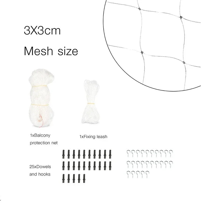 Cat Window Net Guard for Balcony Safety