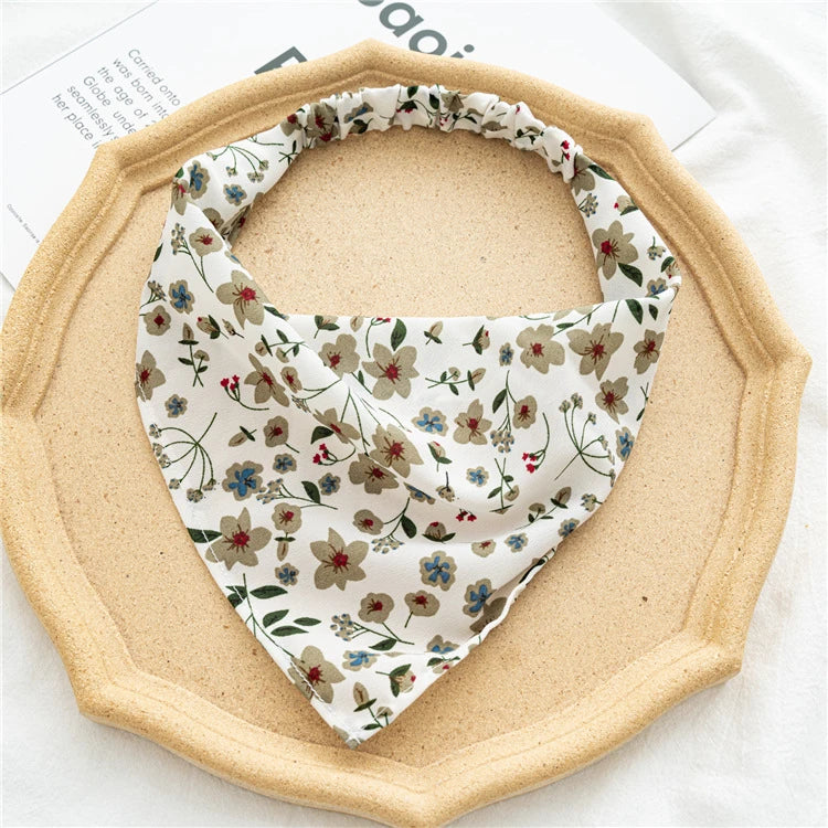 Bohemian Paisley Print Triangle Head Scarf