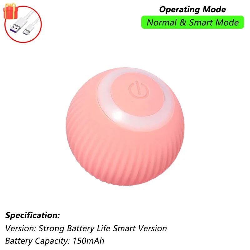 Automatic Interactive Rolling Cat Toy with Bird Sounds