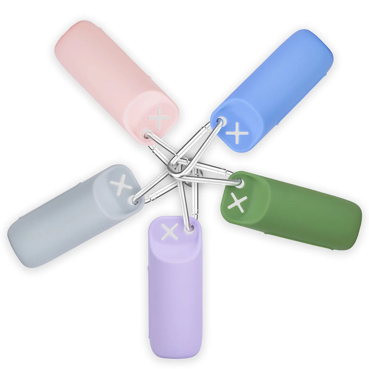 Silicone Dog Poop Bag Holder with Hanging Ring