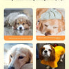 Clear Waterproof Dog Raincoat with Adjustable Hood
