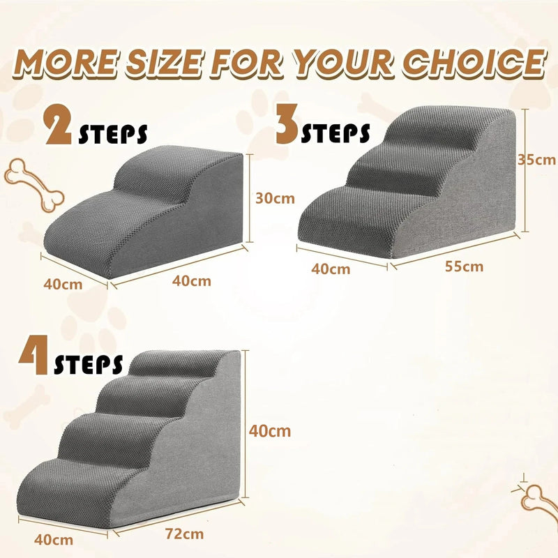 Soft Foam Pet Stairs with Handle