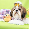 Handmade Dog Bows with Rubber Bands - Polka Dot & Solid Styles