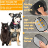 Gants de toilettage pour animaux à double face