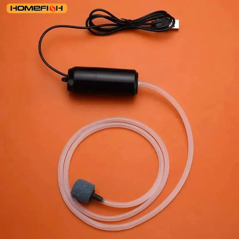 Pompe à Oxygène pour Aquarium Rechargeable par USB et Portable