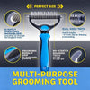 Double-Sided Pet Grooming Comb for Detangling and Shedding