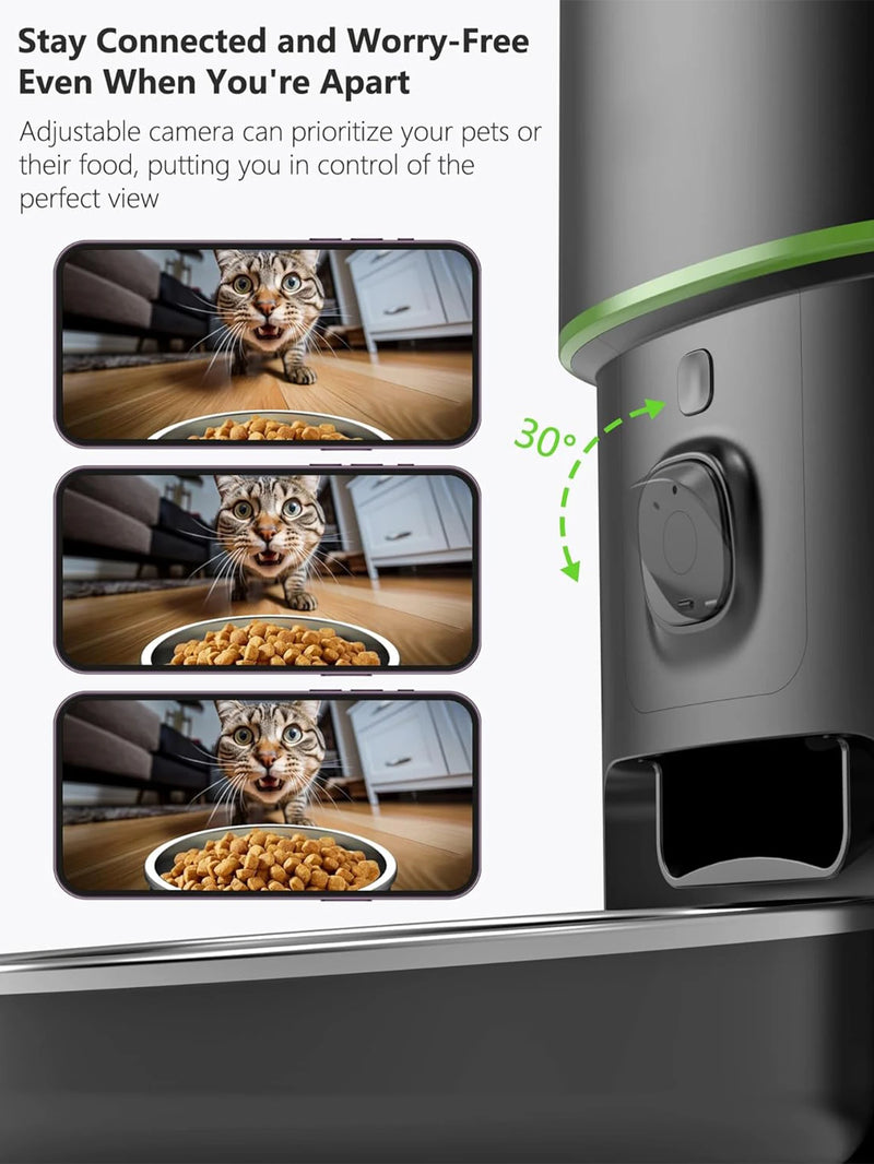 Smart WiFi Pet Feeder with HD Camera