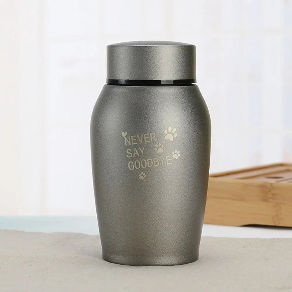 Pet Memorial Ashes Storage Box with Paw Print Lid