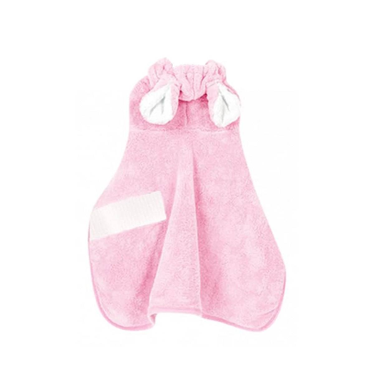 Adjustable Hooded Pet Bathrobe – Quick-Dry Microfiber Dog & Cat Towel