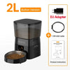 Distributeur de nourriture automatique pour animaux avec commande par bouton