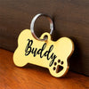 Personalized Stainless Steel Pet ID Tag with Custom Engraving