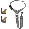 Two-in-One Pet Harness and Car Safety Belt with Reflective Leash