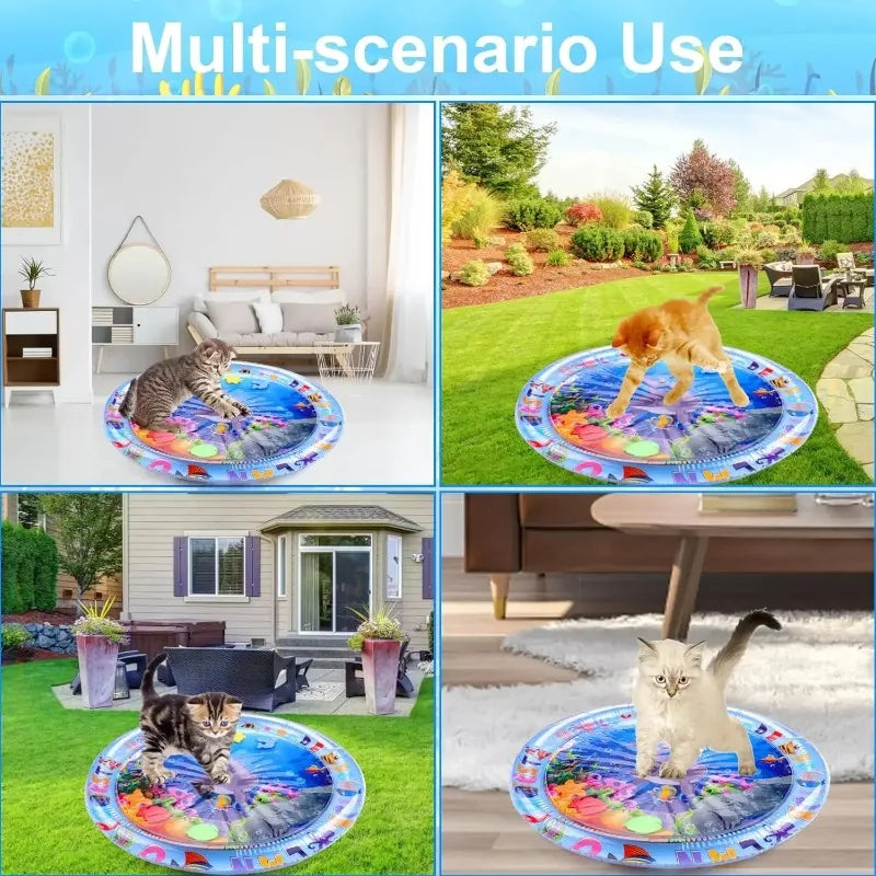 Interactive Water Play Mat for Cats & Small Dogs