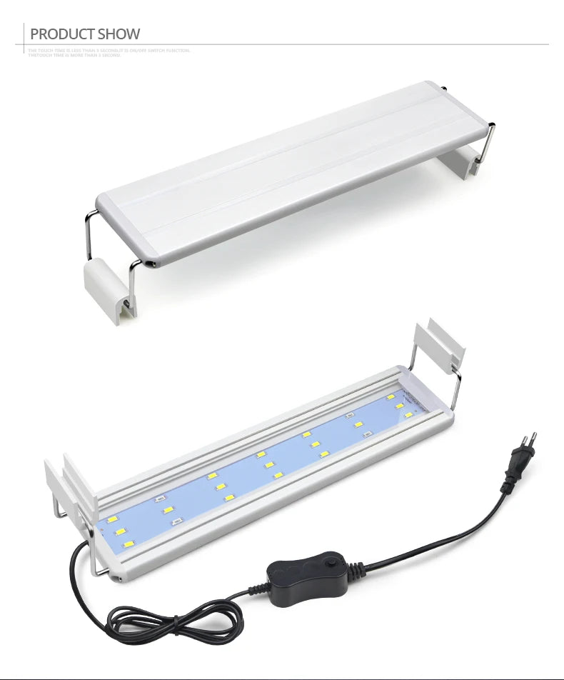 Lampe LED à clipser pour aquarium