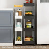 Rolling Utility Storage Cart with 3/4 Tiers
