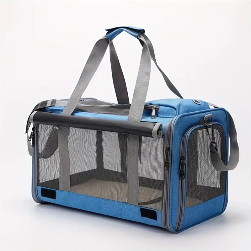 Breathable Mesh Cat & Small Dog Travel Carrier Bag