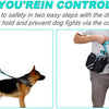 Hands-Free Reflective Dog Walking Belt with Storage Pouch