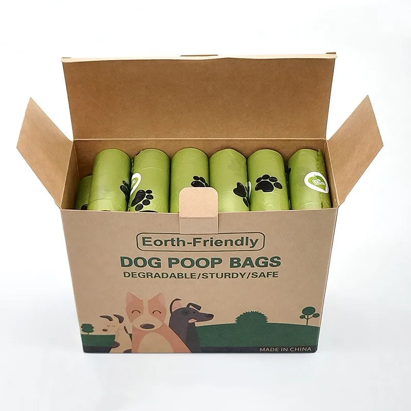 Eco-Friendly Biodegradable Dog Poop Bags with Dispenser