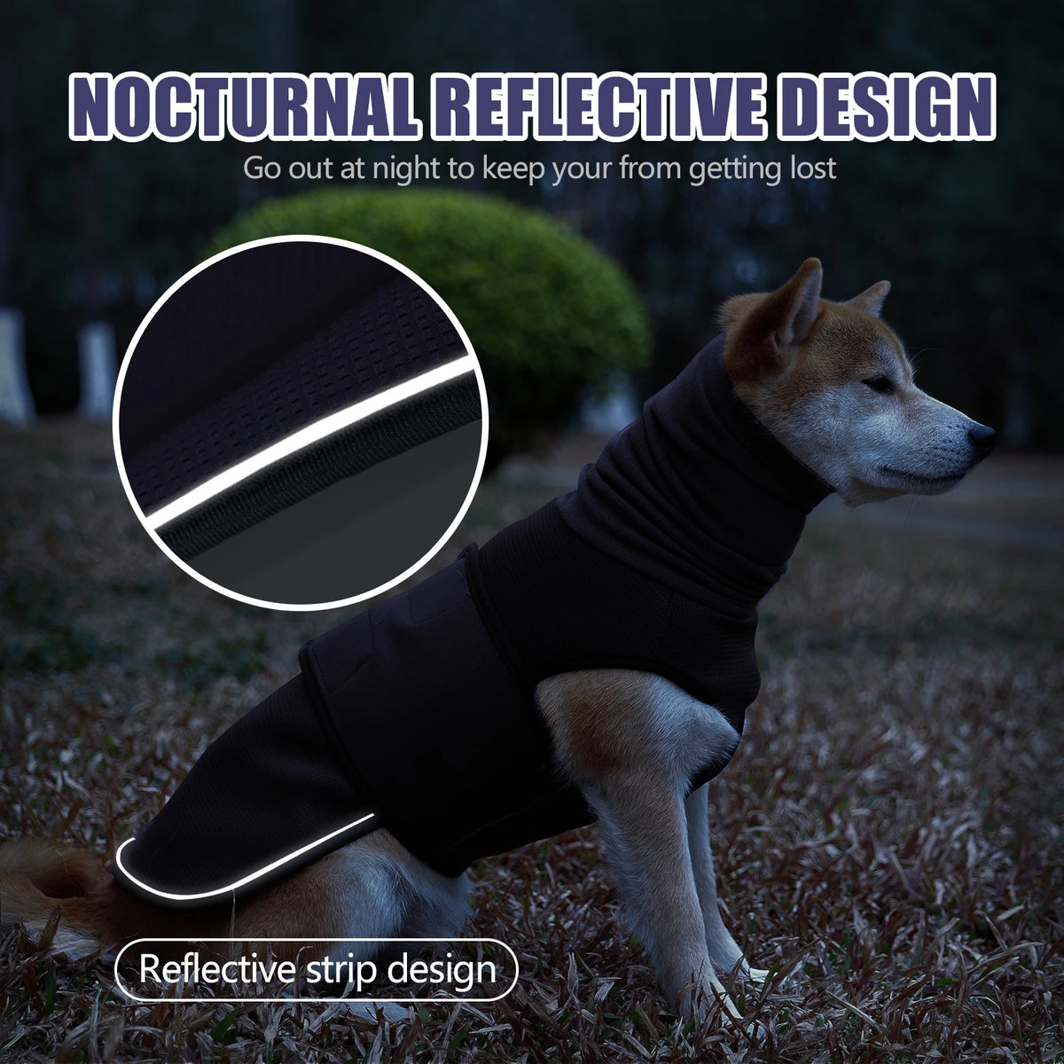 Dog Calming Vest with Neck Warmer