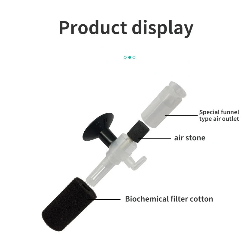 Filtre à éponge biologique compact pour aquarium