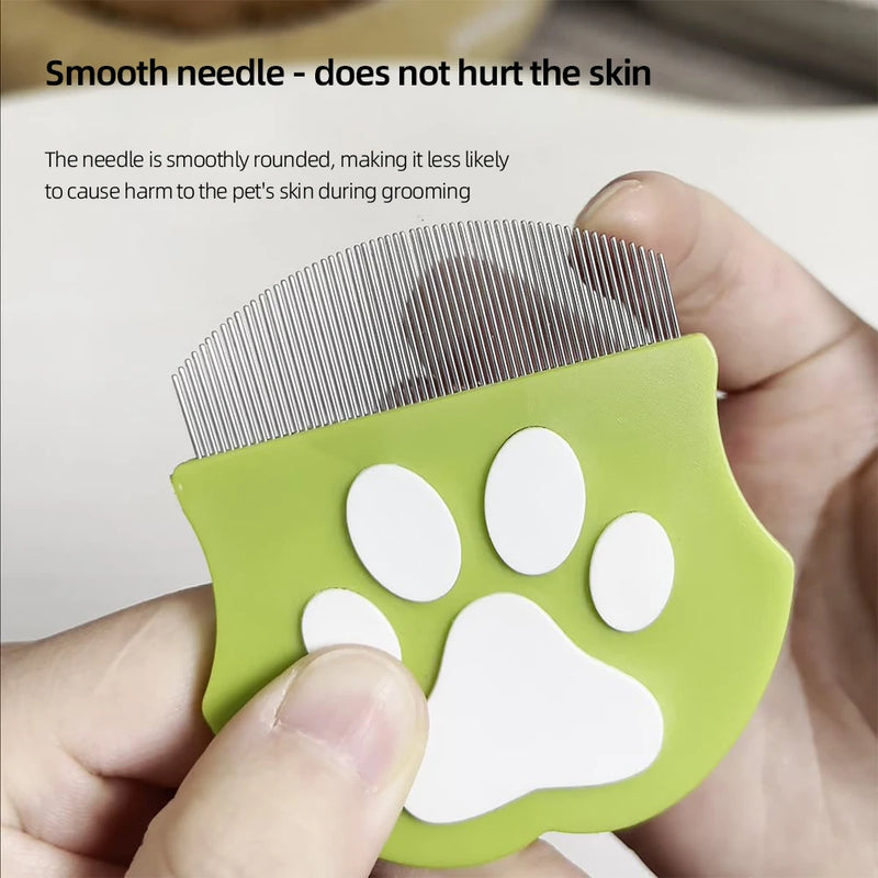 Peigne Courbé pour Toilettage de Chats et Chiens