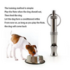 Ultrasonic Dog Training Whistle - Portable Silver
