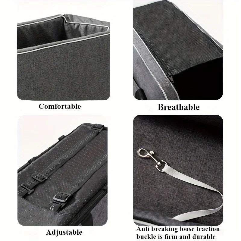 Portable Car Safety Seat for Small Dogs and Cats