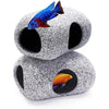 Purple Sand Aquarium Cave Hideaway with Natural Rock Finish