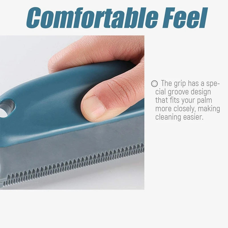Dual-Sided Lint & Pet Hair Remover Brush