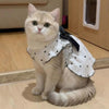Summer Bow Heart Print Pet Dress for Small Dogs and Cats