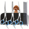 Safe Round-Tip Dog Grooming Scissors – Stainless Steel, Ergonomic Design