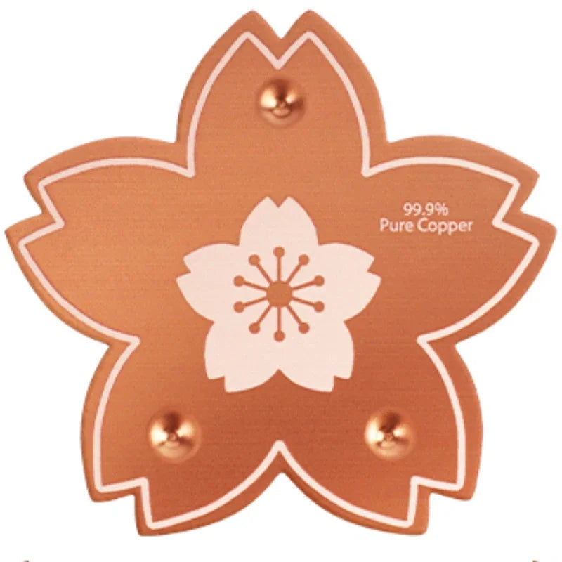 Copper Bird Bath Cleaning Disc with Stable Triple-Point Support