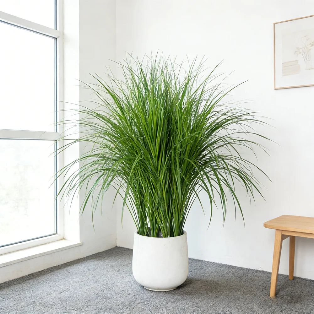 Artificial Reed Grass Bouquet – 50cm Tropical Faux Plant