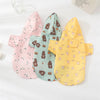 Cartoon Printed Waterproof Dog Raincoat