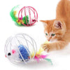 Interaktives Metall-Maus-Spielzeug für Katzen
