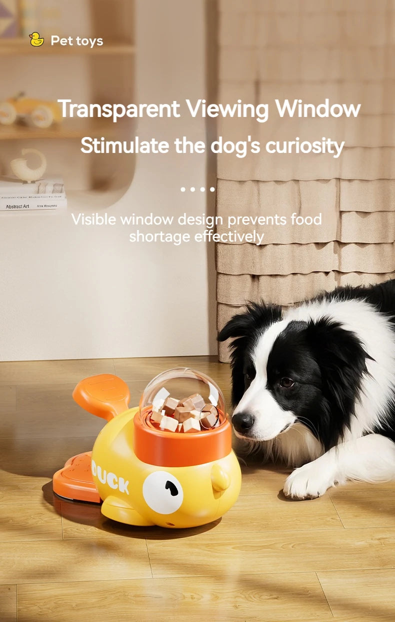 Interactive Duck Treat Dispenser for Cats & Dogs