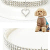 Love Water Drop Diamond Pet Necklace for Cats and Dogs