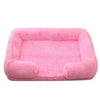 Cama de Plush Ortopédica para Perros con Borde