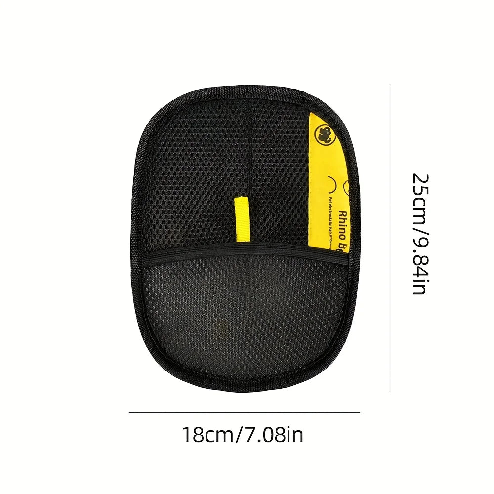 Double-Sided Pet Grooming Gloves for Effective Hair Removal