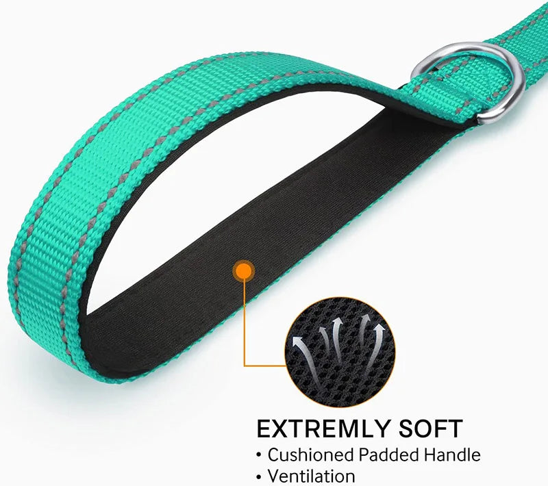 Reflective Dog Harness Collar and Leash Set (1.2-1.8m)