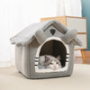 Tente-Lit de Chat et Chien Doux avec Coussin Amovible