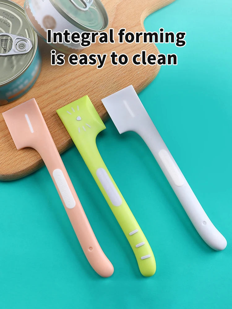 Pet Food Spoon with Lid – Cute Long-Handle Can Scoop for Cats and Dogs