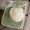Winter Warm Dog Bed with Removable Cover - Large Kennel Mat