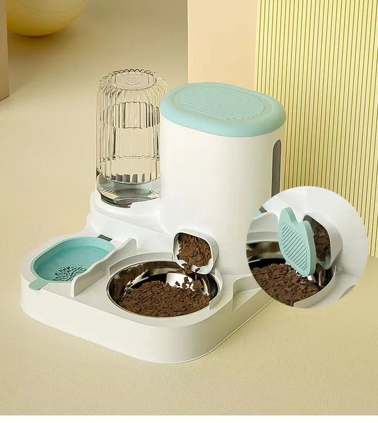 Distributeur automatique de nourriture et d'eau pour animaux
