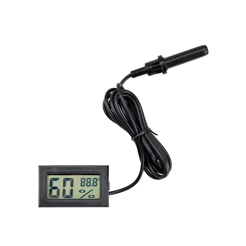 Digital Thermometer and Hygrometer for Reptile Terrariums