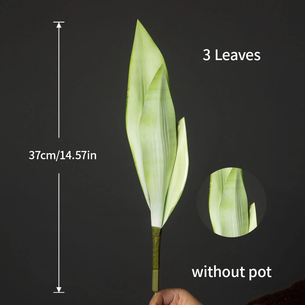 Artificial Snake Plant Decorative Faux Sansevieria